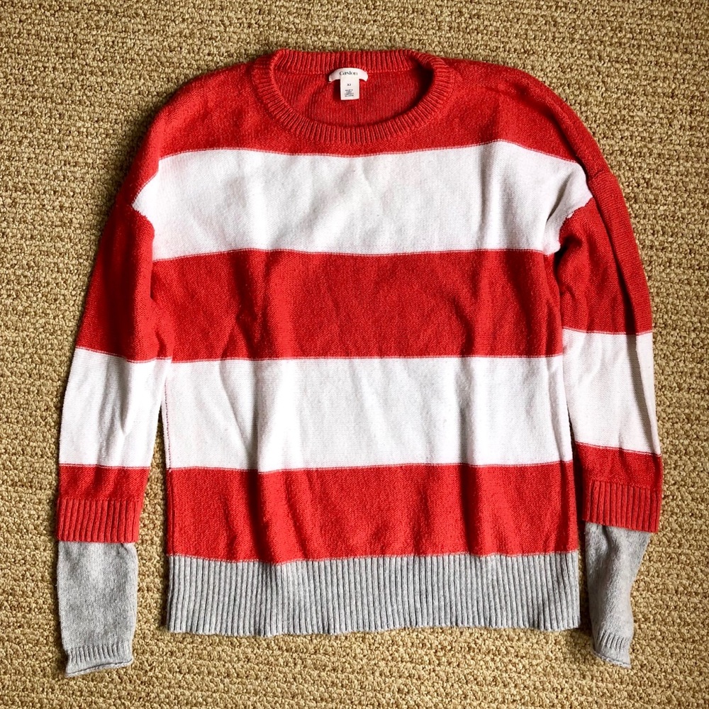 Nordstrom Caslon Striped Sweater XS